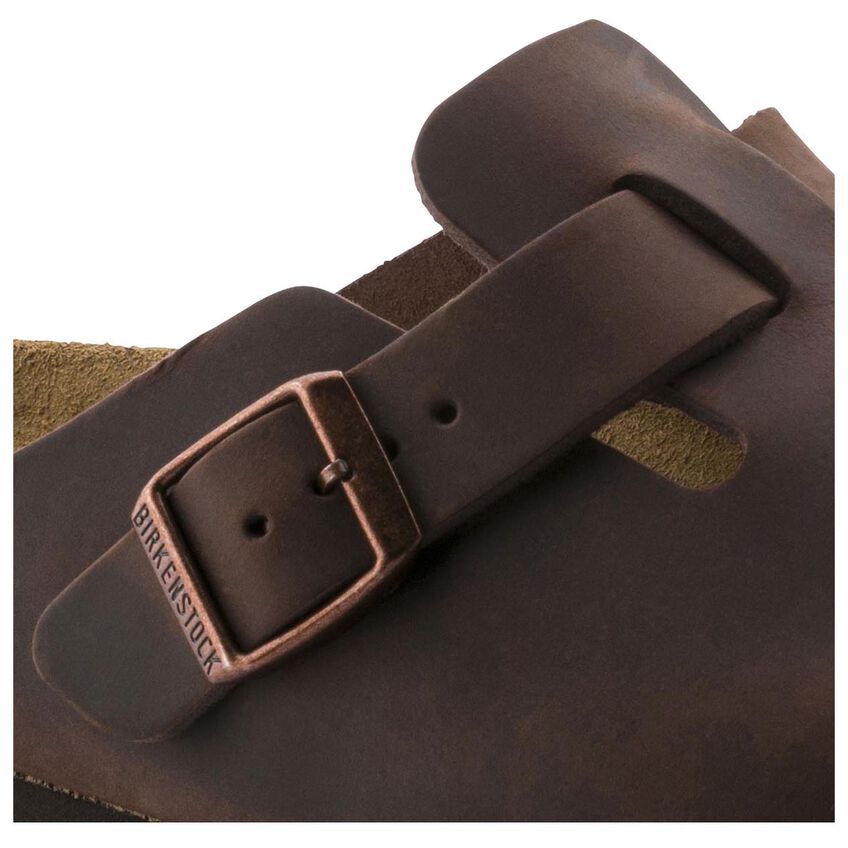 Boston Soft Footbed Oiled Leather in Habana
