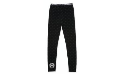 Logo Leggings "Black W/ Grey Motif" CHRM1075