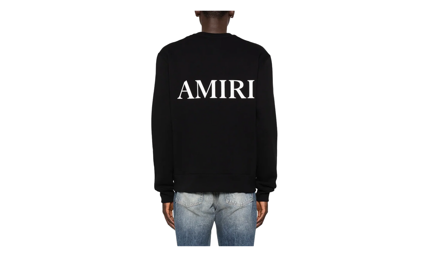 MA Core Logo Crew Sweatshirt "Black" AMTOJR1128 001