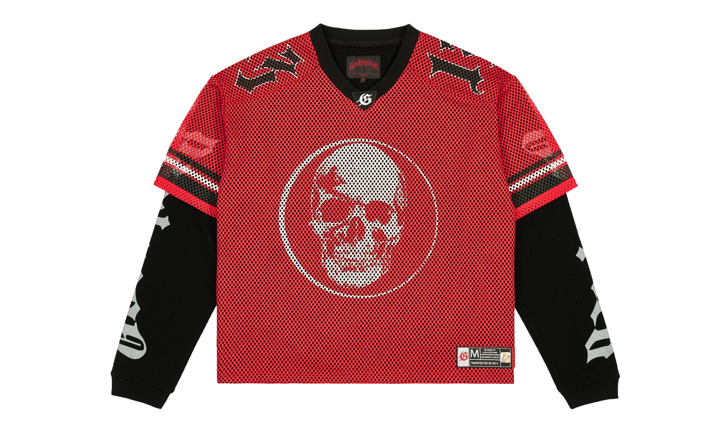 TD Layered Jersey "Black / Red / White" R2B4KFBC
