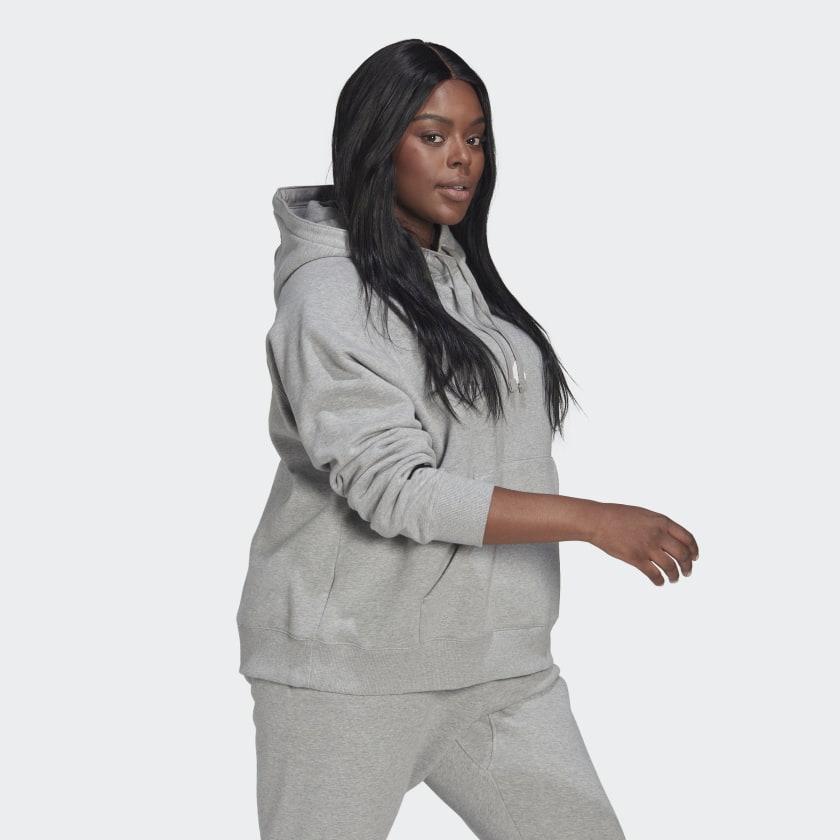 Women's adidas Oversized Hooded Sweatshirt (Plus Size)