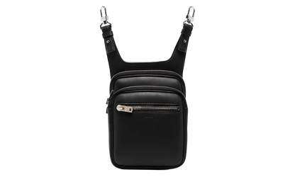 Calf Hip Pouch "Black / Silver" W0A32326CA BLS