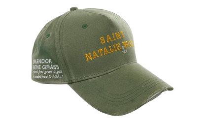 Saint Natalie Wood Paint Hat "Green" 4U001Q3016GRN