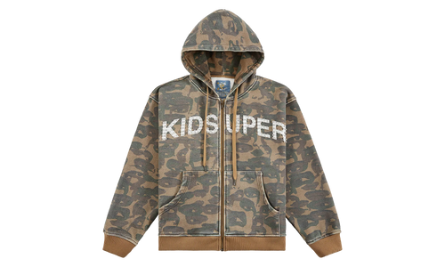 Kid Super Face Camo Hoodie "Green" KS005