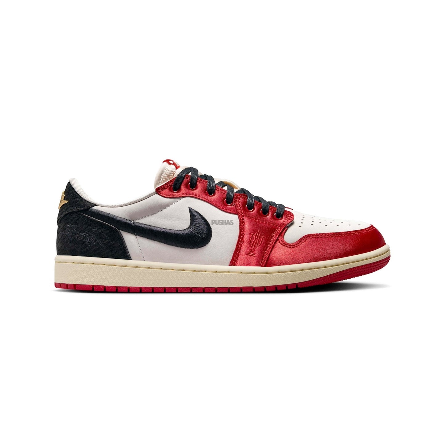 1 Low OG x Trophy Room 'Sail/Black/Varsity Red' (2024)