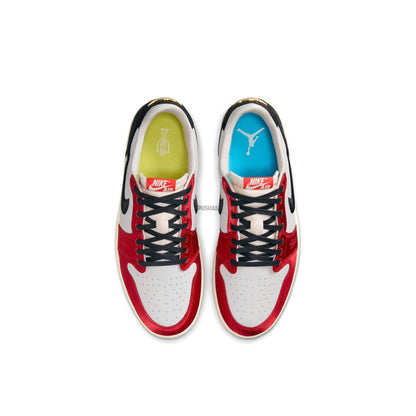 1 Low OG x Trophy Room 'Sail/Black/Varsity Red' (2024)