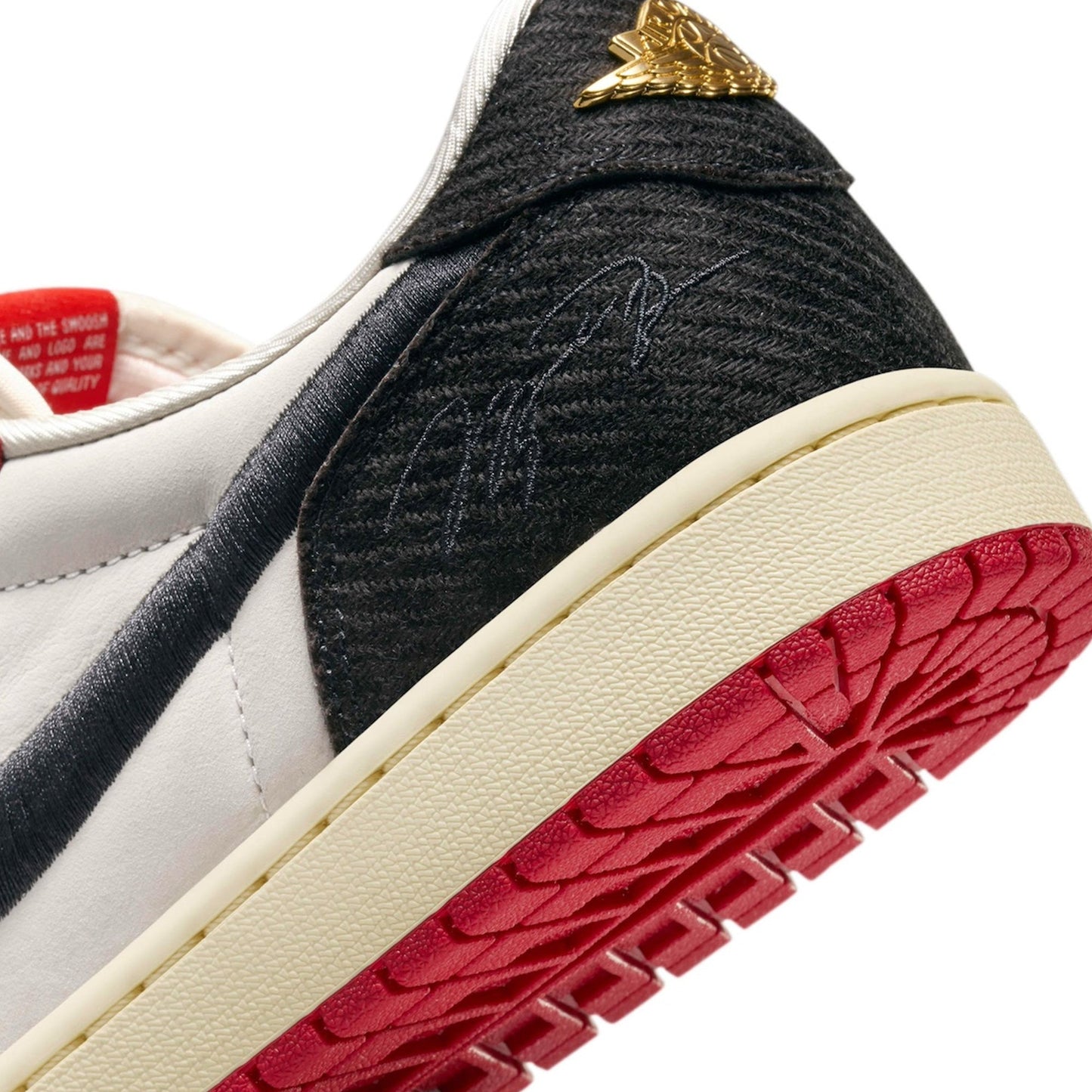 1 Low OG x Trophy Room 'Sail/Black/Varsity Red' (2024)
