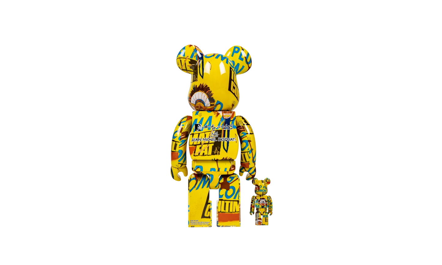 BE@RBRICK Andy Warhol × JEAN-MICHEL BASQUIAT #3 10 "100% and 400%" 4530956596310