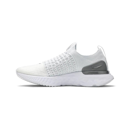 React Phantom Run Flyknit 2 'White Pure Platinum' Women's (2020)