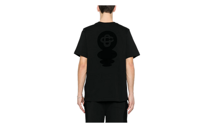 Squash Logo Flock T-Shirt "Black" MSS26JTS00106