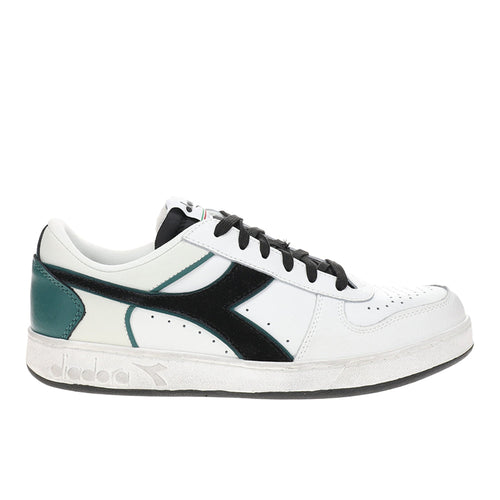 Magic Basket Low Icona Leather Lace Up Sneakers