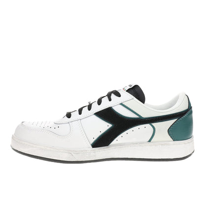 Magic Basket Low Icona Leather Lace Up Sneakers