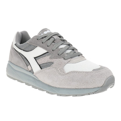 N902 Hairy Suede Lace Up Sneakers
