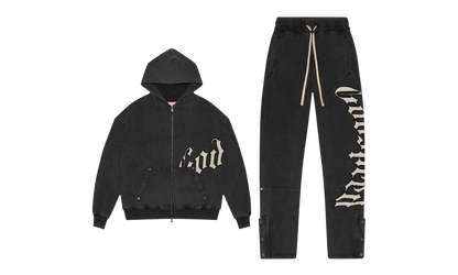 OG Logo Sweatsuit V2 "Black Washed" HH3F8WYY
