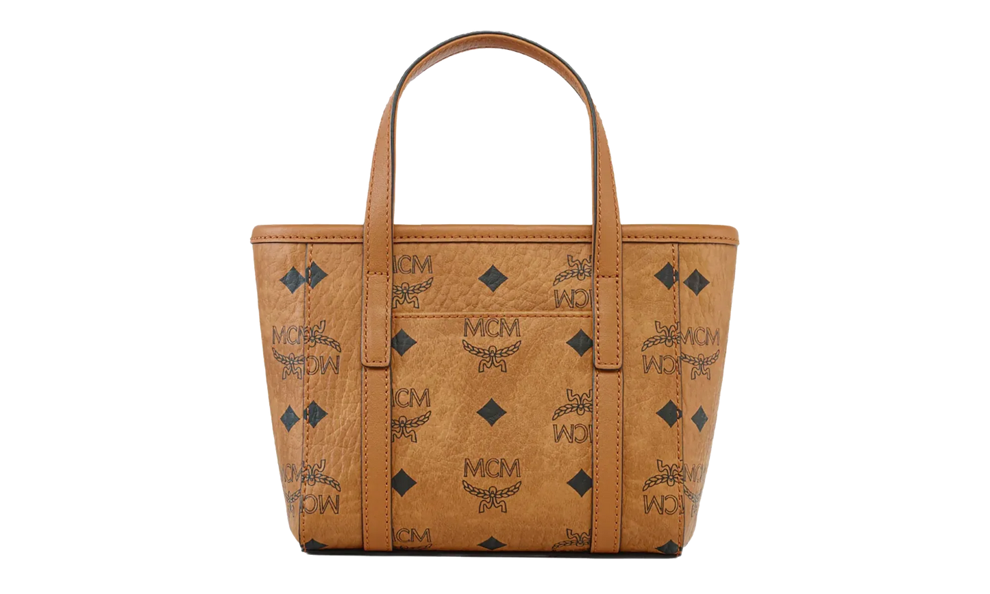 Extra Mini Toni Shopper in Visetos "Cognac" MWPFSMT03CO001