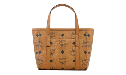 Extra Mini Toni Shopper in Visetos "Cognac" MWPFSMT03CO001