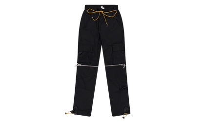 Knee Zip Cargo Pants "Black" BKZ001