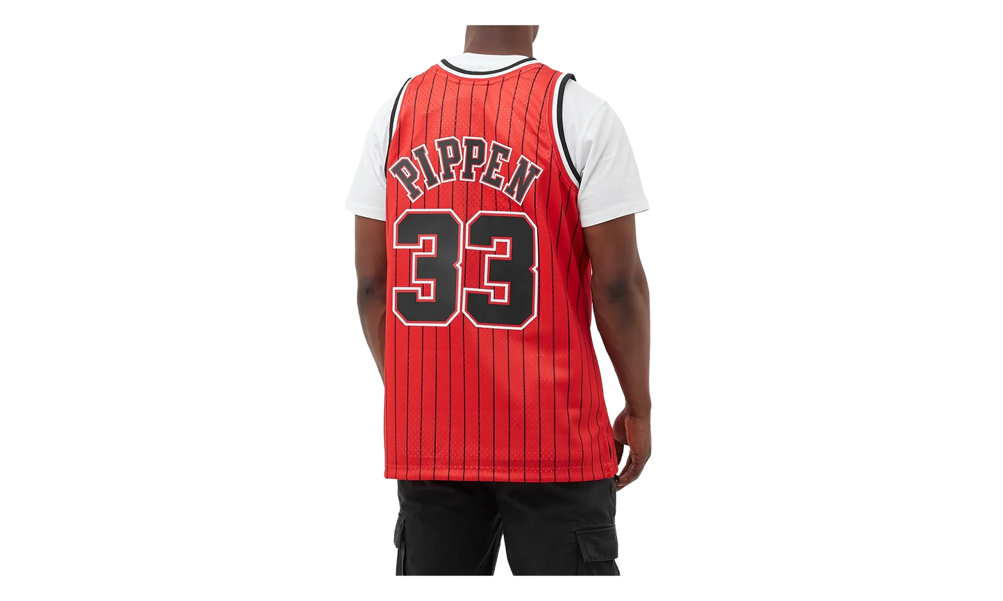 NBA Scottie Pippen Reload Swingman Jersey "1995 Chicago Bulls - Scarlet" SMJYAC19152 CBUSCAR95SPI