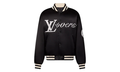 Embroidered Crystal Lovers Logo Nylon Jacket "Pharrell Williams - Black" 1AFHWQ