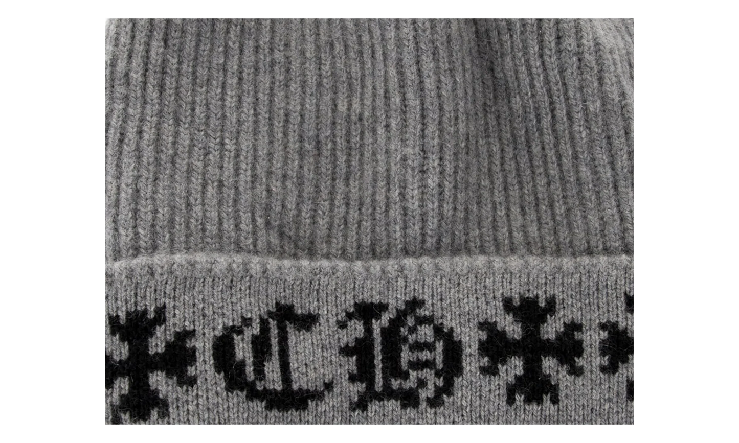 Big Daddy Cashmere Beanie "Grey" CHRM0910