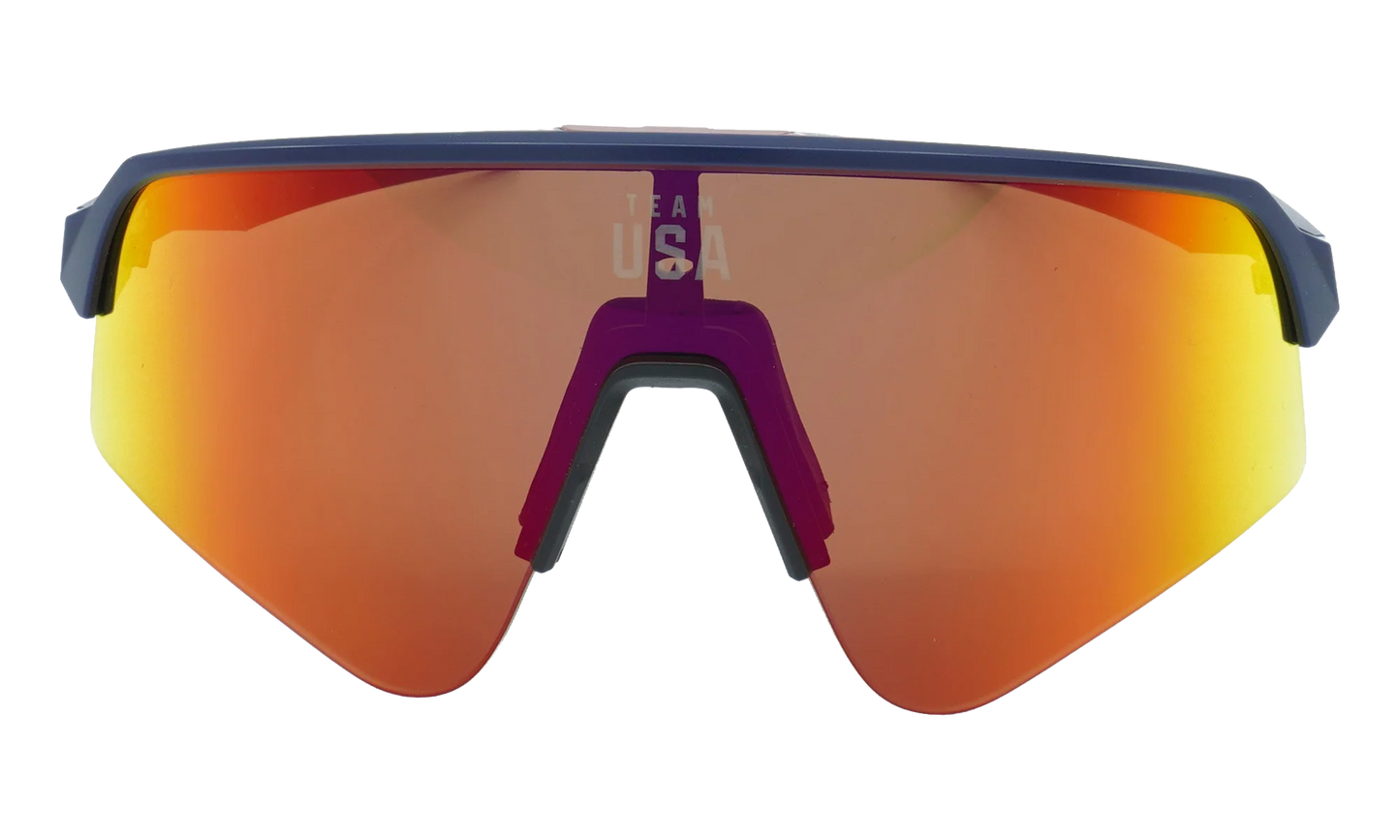 Sutro Lite Sweep Sunglasses "Team USA Matte Navy / PRIZM Ruby" OO9465 25
