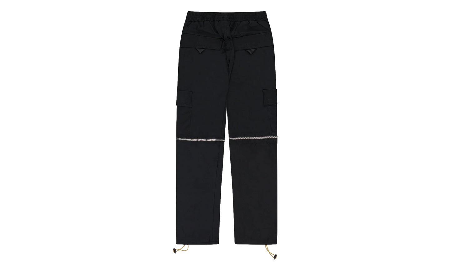 Half Zip Cargo Pants "Black" RHD-MBTM-0237