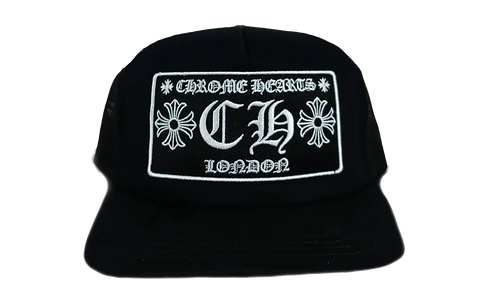 TRUCKER HAT "LONDON - Black/White" CHRM0939