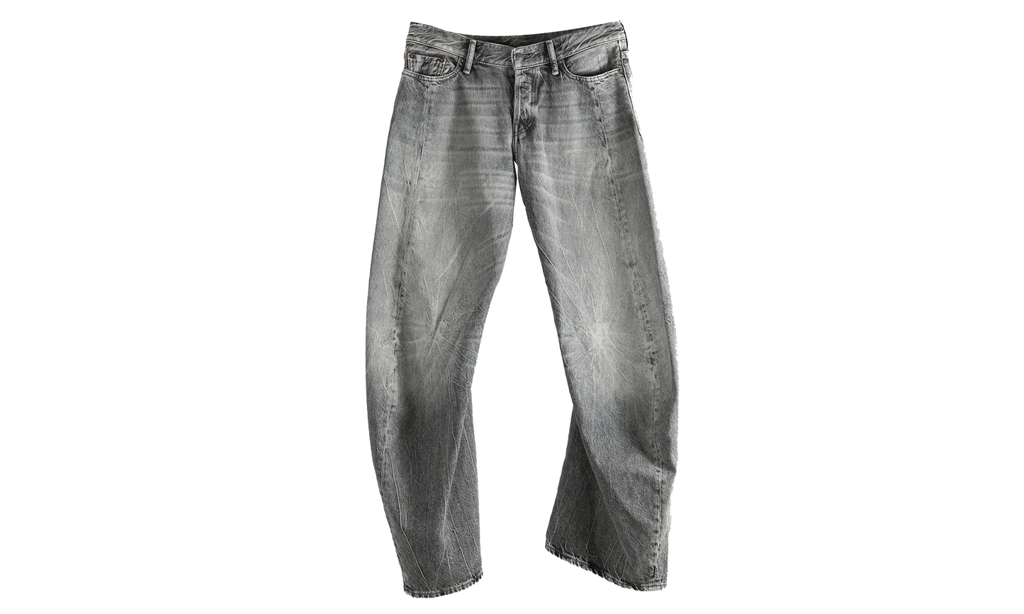 2006F Loose Fit Jeans WMNS "Washed Black" ACNE STUDIOS 2006F GOTHIK