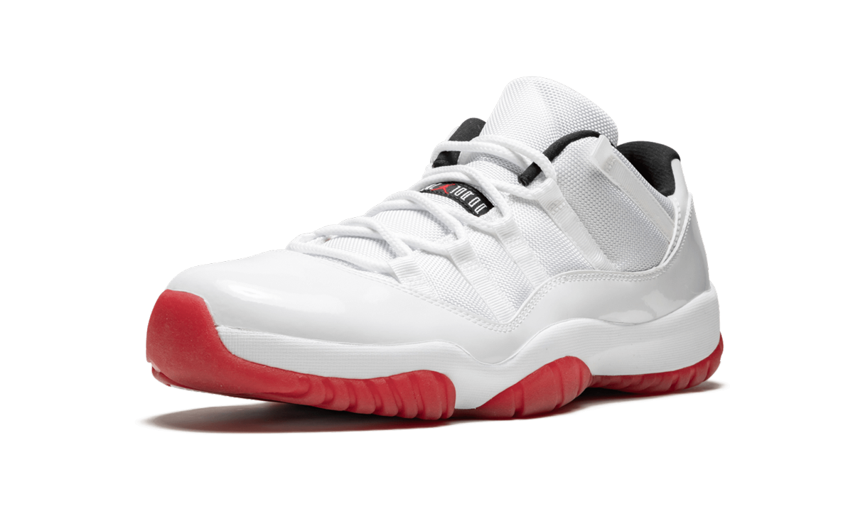 11 Retro Low "White/Varsity Red" 528895 101