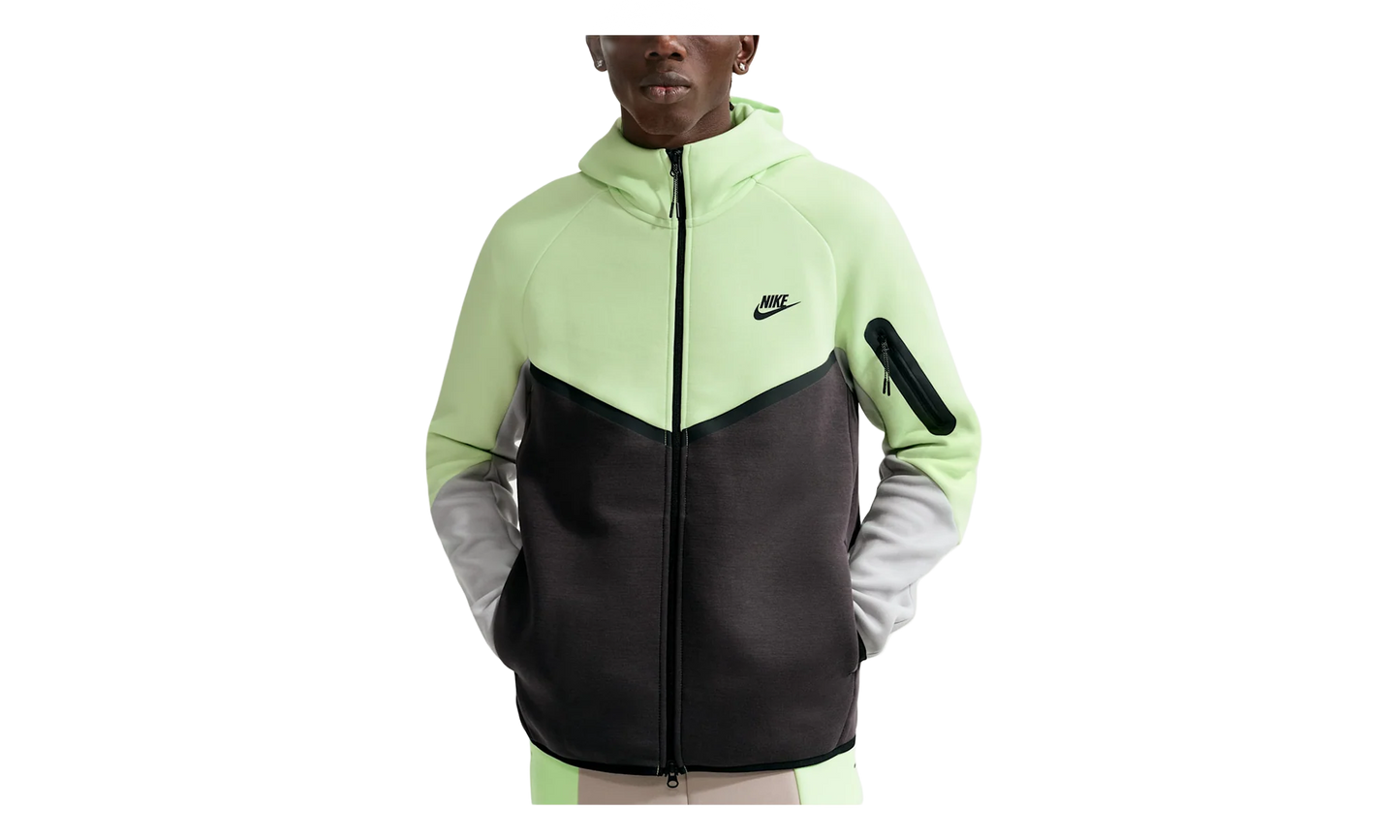Tech Fleece Windrunner Full-Zip Jacket "Grey/Lime Green" HV0949 361