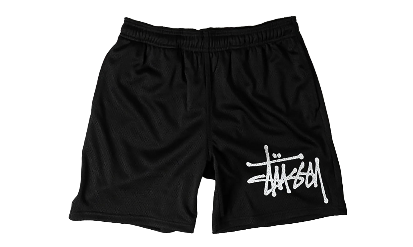 Big Logo Mesh Short "Black" STUS434