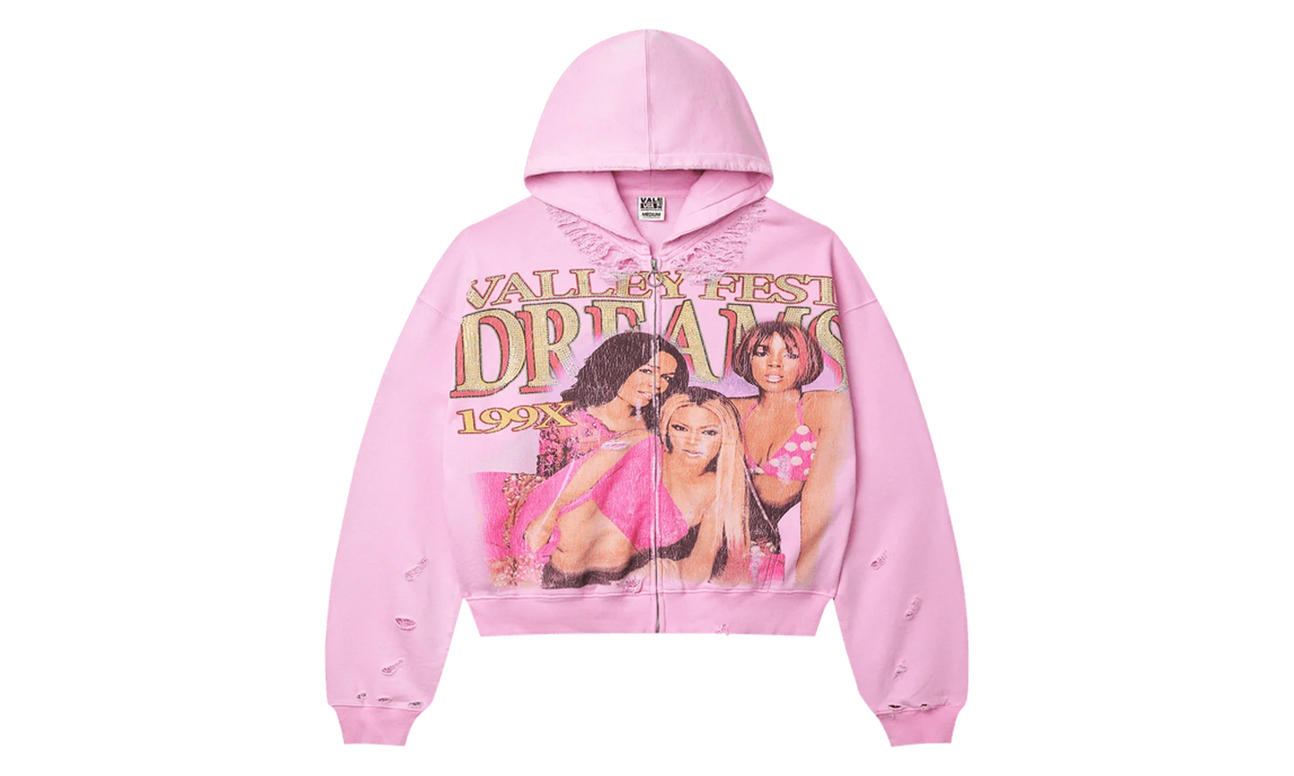 Vale Forever Dreams Zip Up Hoodie "Pink'" VAL30