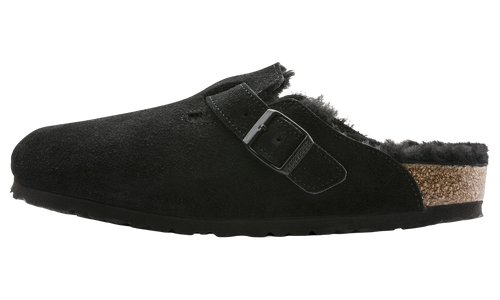 Boston Shearling Suede Narrow "Black" 0259883