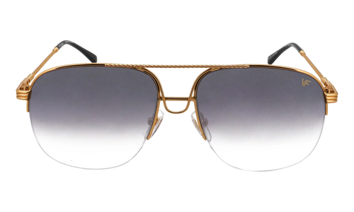 Collins Half Rim 24KT "Yellow Gold / Charcoal Black Flash Pink" MPCL2 0003 54T6