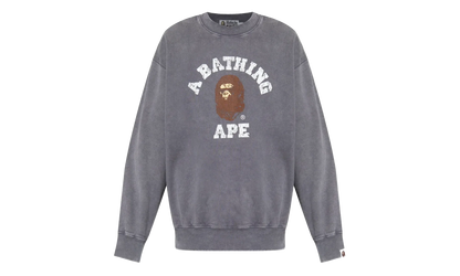 Garment Dye College Relaxed Fit Crewneck Sweatshirt "Charcoal" 1L80113308 CHA