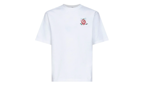 Dragonfly Floral Oversized Short Sleeve T‑Shirt "White" MAW25 JTS 044 08