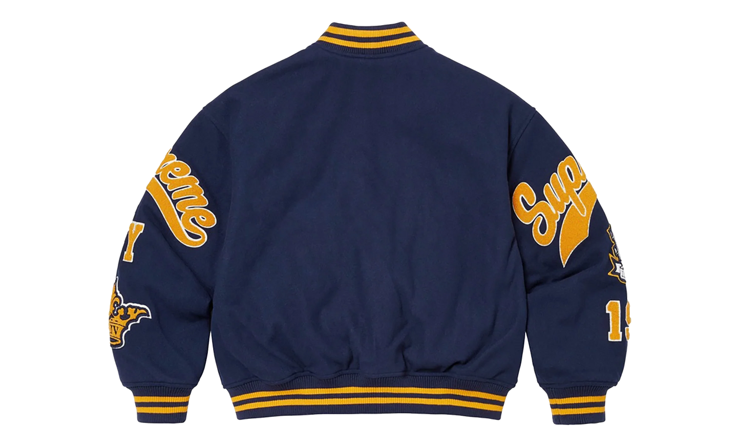 Veritas Varsity Jacket "FW24 - Navy" SU27222