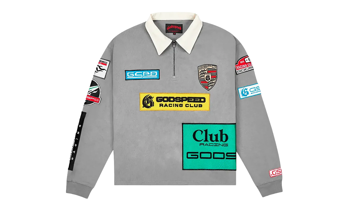 GRC Quarter Zip Polo "Grey Boom" GS106