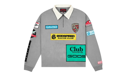 GRC Quarter Zip Polo "Grey Boom" GS106