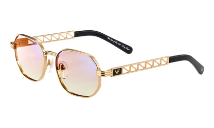 Hustler Jacques Cartier Edition 24KT "Yellow Gold / Gumdrop Solid Flash Silver" JCHU2 0003 11C2