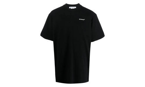 Arrows Logo Print T-Shirt "Black" OMAA038C99JER0081001