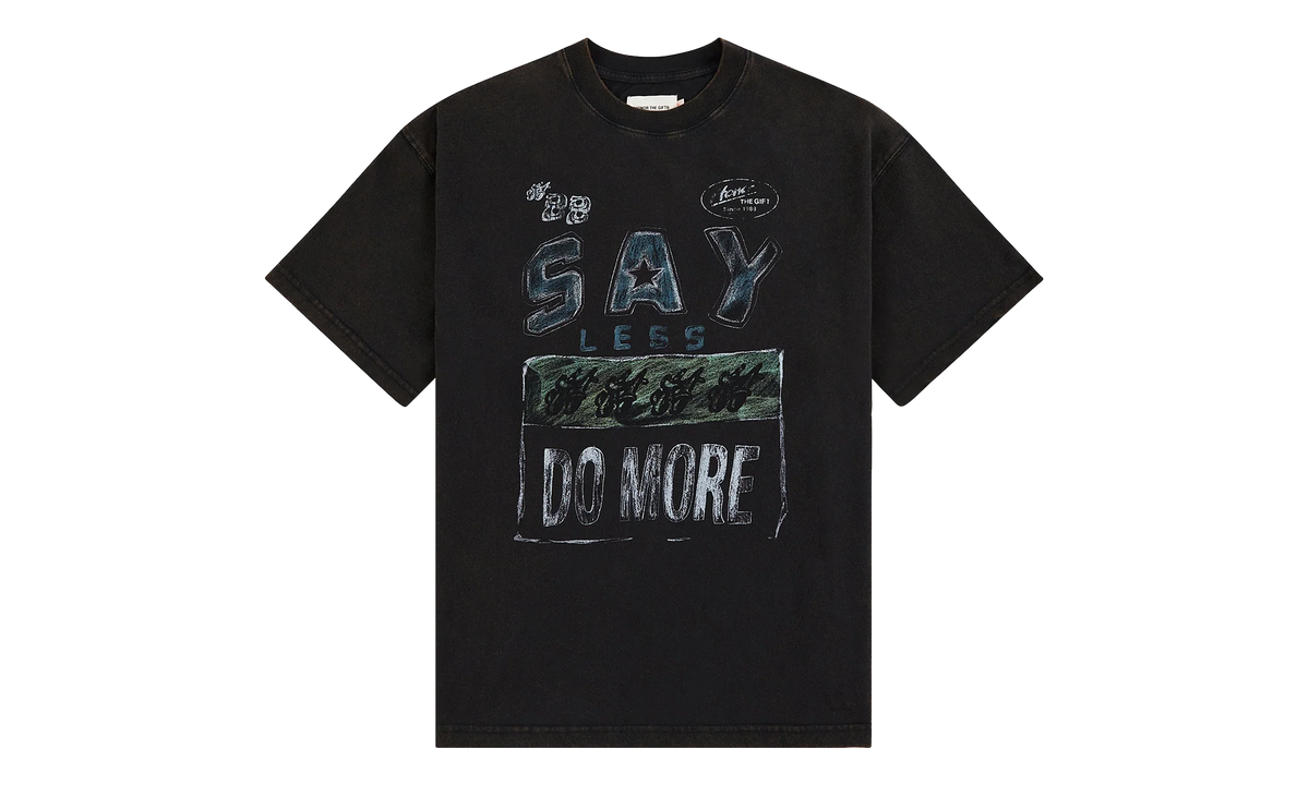 Say Less Do More Tee "Black" HTG260196 BLK