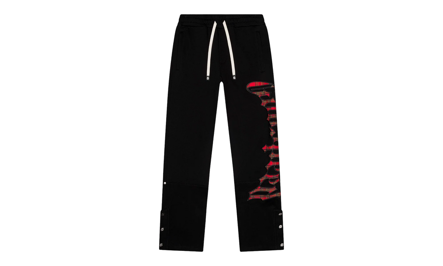 OG Logo Sweatpant "Black Red Plaid" GS095