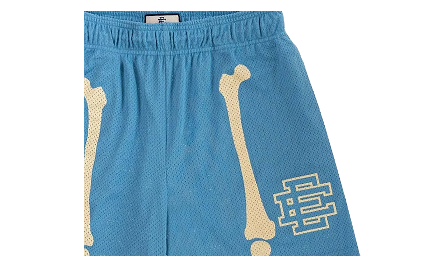 EE BASIC SHORT "Bones - Carolina Blue/ White Bones" EE752