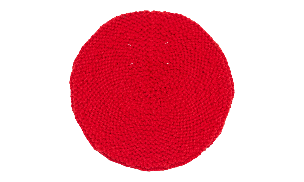KNITTED BERET "RED" S50TC0072S18420314