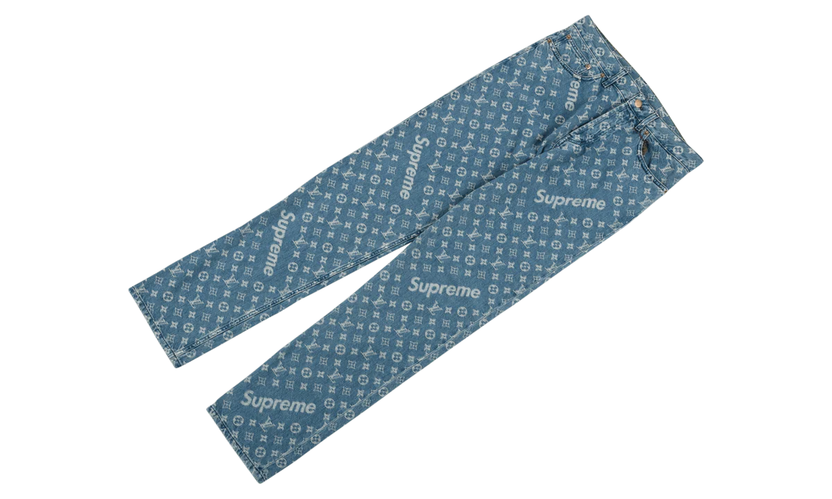 Monogram Regular Jeans "Louis Vuitton X Supreme" 1A3FA0