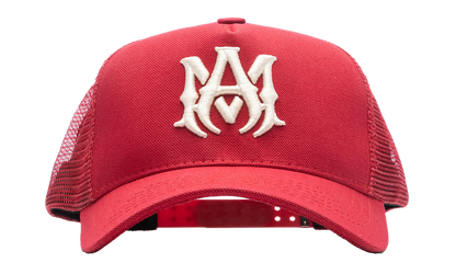 MA Logo Trucker Hat "Red" AW23MAH022 610 RED