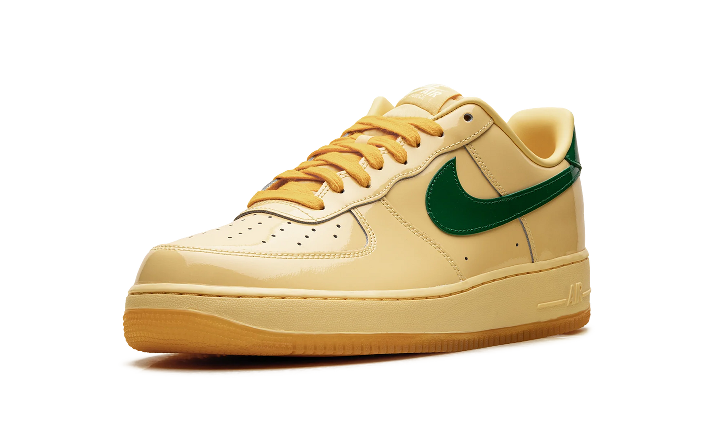 Air Force 1 Low "Patent Leather Topaz Gold Pine Green" IO4489 700