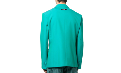 Sonny Double Breasted Blazer "Turquoise" PMEN026S23FAB001 TUR