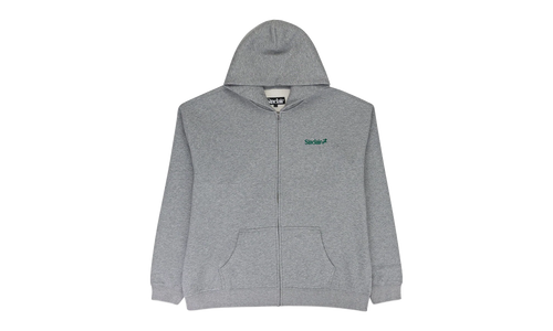 Heather Zip Up Essential Hoodie "Heather Grey" SLR XHDS 0016